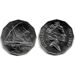 (54) Islas Fiji. 1987. 50 Cents (SC)