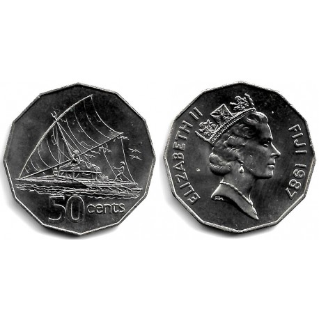 (54) Islas Fiji. 1987. 50 Cents (SC)
