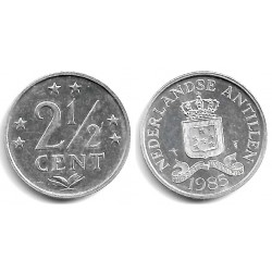 (9a) Antillas Neerlandesas. 1985. 2½ Cents (MBC+)