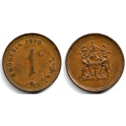 (10) Rhodesia. 1970. 1 Cent (MBC)