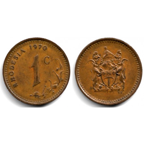 (10) Rhodesia. 1970. 1 Cent (MBC)