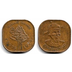 (22) Suazilandia. 1975. 2 Cents (BC+)