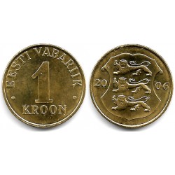 (35) Estonia. 2006. 1 Kroon (SC)