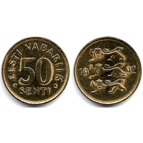 (24) Eslovenia. 1992. 50 Senti (SC-)