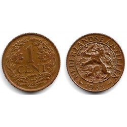 (1) Antillas Neerlandesas. 1961. 1 Cent (MBC+)