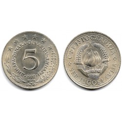 (58) Yugoslavia. 1972. 5 Dinara (SC)