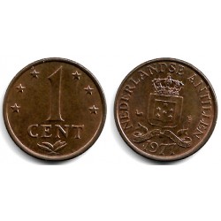 (8) Antillas Neerlandesas. 1977. 1 Cent (SC)