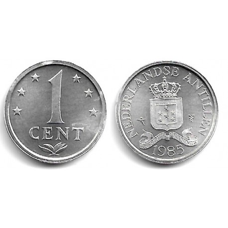(8a) Antillas Neerlandesas. 1985. 1 Cent (SC)