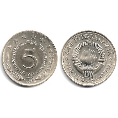 (58) Yugoslavia. 1971. 5 Dinara (SC)