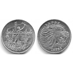 (43) Etiopía. EE1969(1977). 1 Cent (SC)