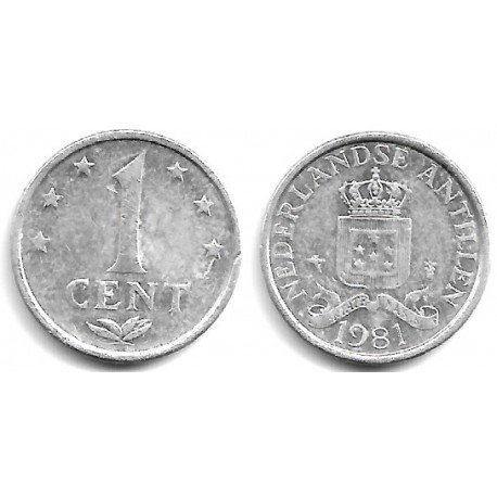 (8a) Antillas Neerlandesas. 1981. 1 Cent (MBC)