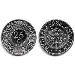 (35) Antillas Neerlandesas. 1996. 25 Cents (SC)