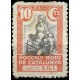 Viñeta. Socorro Rojo de Cataluña. 10 Céntimos (Usado)