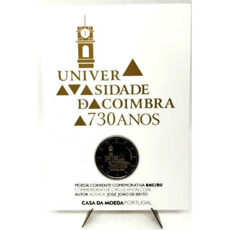 Portugal. 2020. 2 Euro (SC) Coincard, Coimbra