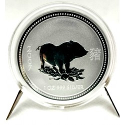 Australia. 2007. 1 Dollar (Proof) (Plata) 31,10 gr. de .999 Milésimas