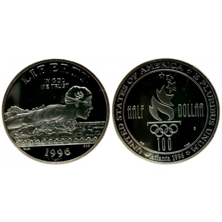 (267) Estados Unidos de América. 1996(S). Half Dollar (Proof)