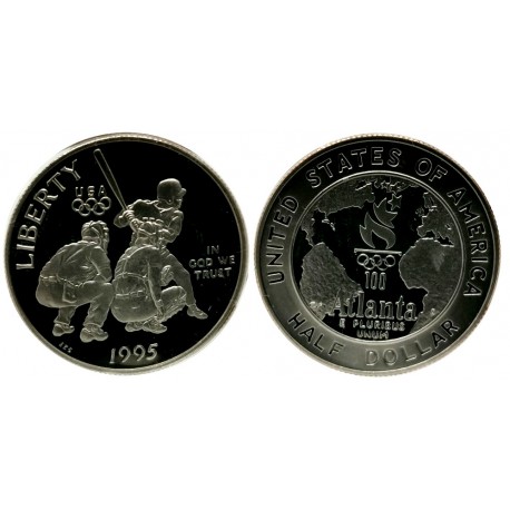 (262) Estados Unidos de América. 1995(S). Half Dollar (Proof)