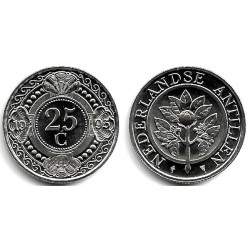 (35) Antillas Neerlandesas. 1995. 25 Cents (SC)