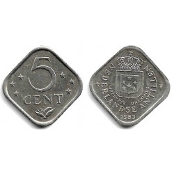(13) Antillas Neerlandesas. 1983. 5 Cents (EBC+)