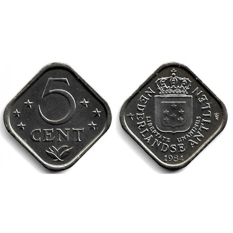 (33) Antillas Neerlandesas. 1984. 5 Cents (SC)
