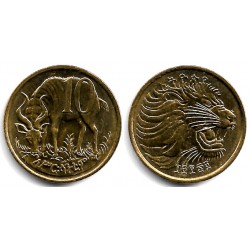 (45) Etiopía. EE1969(1977). 10 Cents (SC)