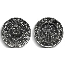 (35) Antillas Neerlandesas. 1997. 25 Cents (SC)