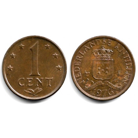 (8) Antillas Neerlandesas. 1976. 1 Cent (SC)
