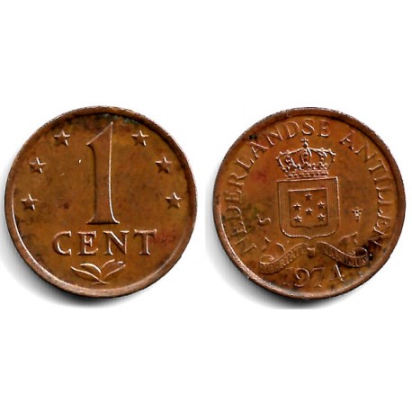 (8) Antillas Neerlandesas. 1974. 1 Cent (MBC)