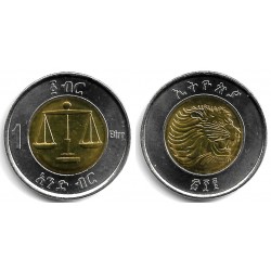 (78) Etiopía. EE2002(2010). 1 Birr (SC)