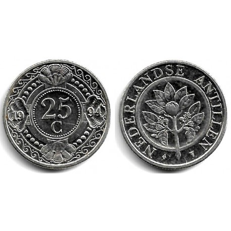 (35) Antillas Neerlandesas. 1994. 25 Cents (SC)