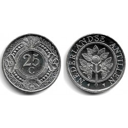 (35) Antillas Neerlandesas. 1992. 25 Cents (SC)