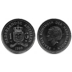 (24) Antillas Neerlandesas. 1980. 1 Gulden (SC)