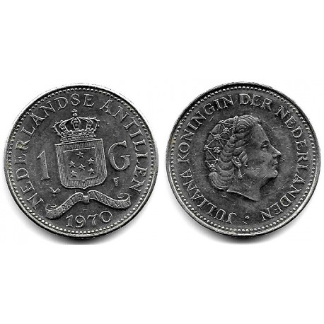(12) Antillas Neerlandesas. 1970. 1 Gulden (EBC)
