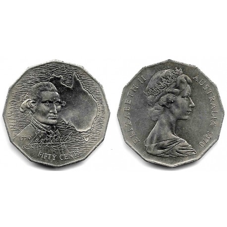 (69) Australia. 1970. 50 Cents (EBC)