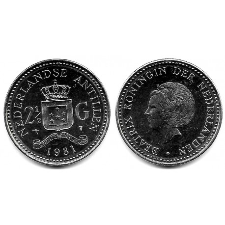 (25) Antillas Neerlandesas. 1981. 2½ Gulden (SC)