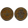 (1355) Ciudad del Vaticano. 1850R. ½ Baiocco (MBC-)