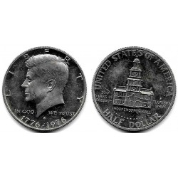 (205) Estados Unidos de América. 1976(S). Half Dollar (EBC)