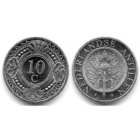 (34) Antillas Neerlandesas. 1991. 10 Cents (SC)
