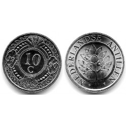 (34) Antillas Neerlandesas. 1990. 10 Cents (SC)
