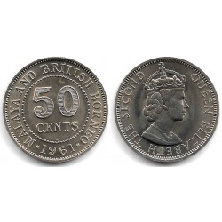 (4.1) Malaya & Borneo. 1961. 50 Cents (SC-)