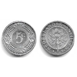 (33) Antillas Neerlandesas. 1994. 5 Cents (SC)