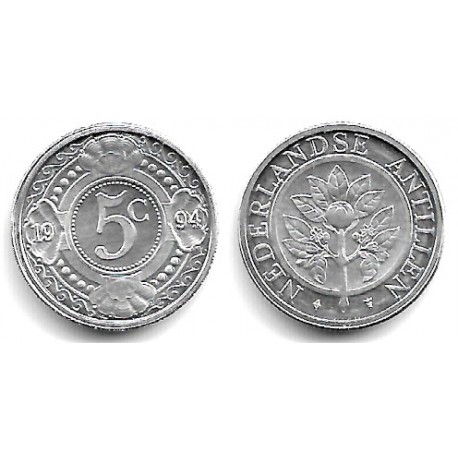 (33) Antillas Neerlandesas. 1994. 5 Cents (SC)