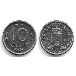 (10) Antillas Neerlandesas. 1976. 10 Cents (EBC)