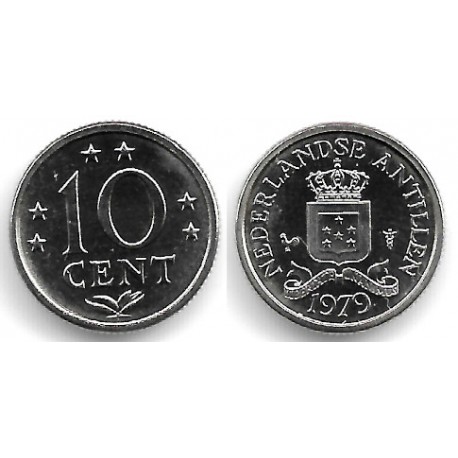 (10) Antillas Neerlandesas. 1979. 10 Cents (SC)