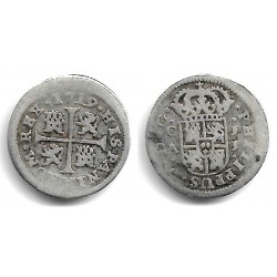 Felipe V. 1719. ½ Real (RC+) (Plata) Ceca de Cuenca JJ