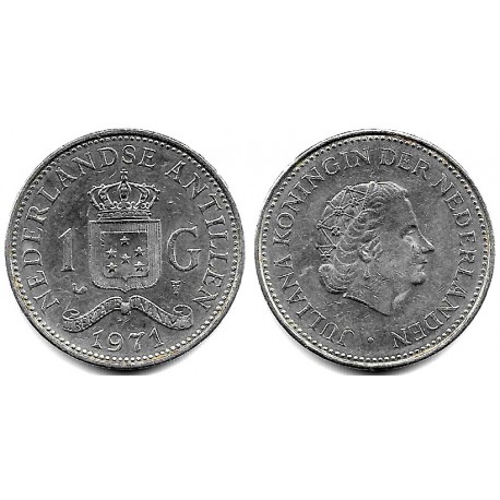 (12) Antillas Neerlandesas. 1971. 1 Gulden (EBC)