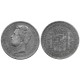 Amadeo I. 1871*(18-71). 5 Pesetas (BC/BC+) (Plata) Ceca de Madrid SD-M