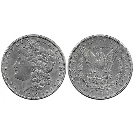 (110) Estados Unidos de América. 1899(O). 1 Dollar (EBC) (Plata)