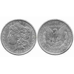 (110) Estados Unidos de América. 1890. 1 Dollar (MBC+) (Plata)