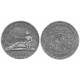 Gobierno Provisional. 1870*(---70). 5 Pesetas (BC+) (Plata) Ceca de Madrid SN-M